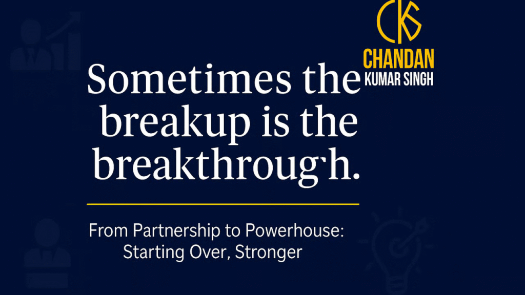 From Partnership to Powerhouse: Starting Over, Stronger